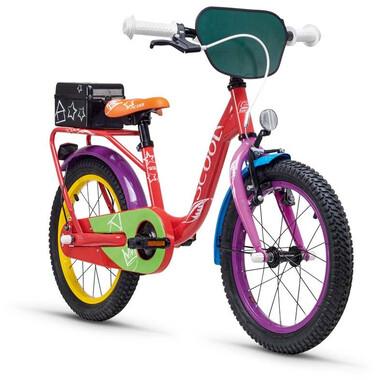 S'COOL NIXE CHALK Steel 1S 16" Kids Bike Red 2020 0